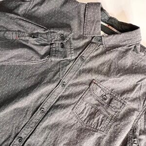 Thread & Cloth Men's Grey Button Up Shirt | Size XL